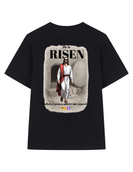 Camiseta Oversized ''Nem a morte me cancela''