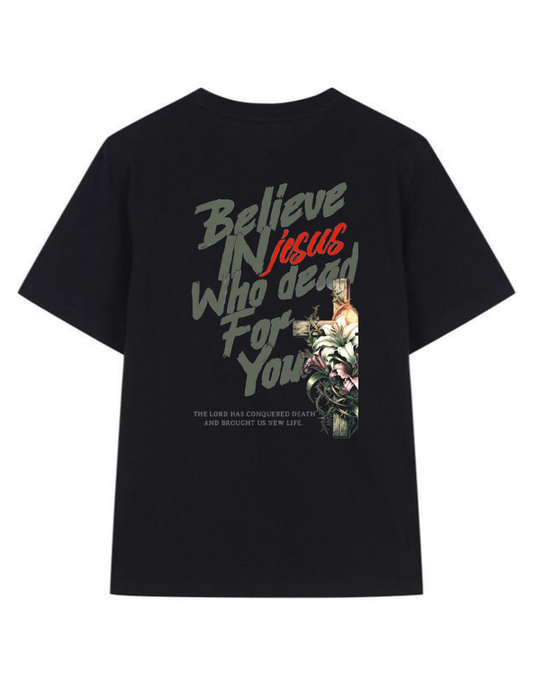 Camiseta Oversized Believe in Jesus